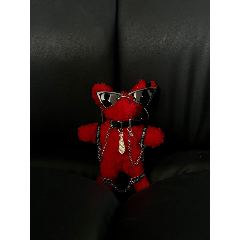 KUROUTAYA/Neon Punk Series/Original Rock Style Plush Toy Hand-Made Punk Style อินเทรนด์แขวน