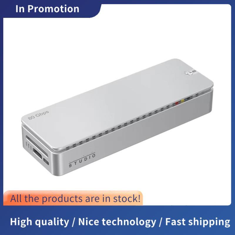 DT580 80Gbps M.2 NVMe SSD พร้อมพัดลมระบายความร้อน JHL9480 ชิปสําหรับ M.2 M-Key / B & M Key 2280 SSD 