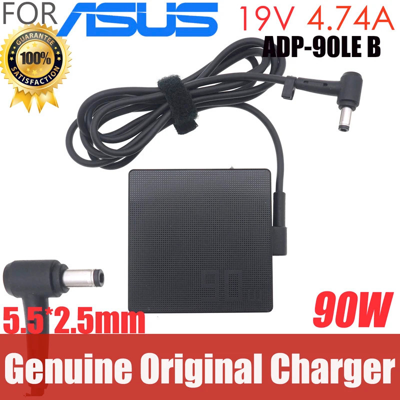 ของแท้สําหรับ ASUS แล็ปท็อปชาร์จ AC/DC อะแดปเตอร์ A19-090P2A ADP-90LE B 19V 4.74A 90W 5.5*2.5 มม.