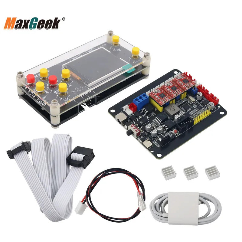 DIY CNC Controller 3 แกน GRBL 32bit 4.0 CNC ควบคุม + 1.8 นิ้ว Offline หน้าจอ LCD สําหรับแกะสลัก 3018