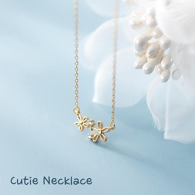Cutie Necklace สร้อยคอเงินแท้ S925 [MERCELO]