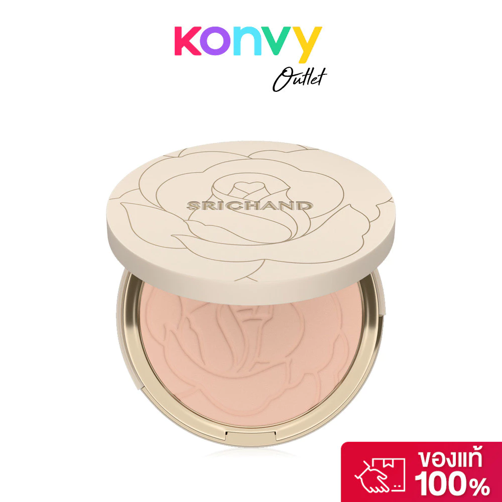 Srichand Skin Essential Fine Smooth Foundation Powder 9g #105 Pinkish ศรีจันทร์ แป้งแนบเนื้อ.