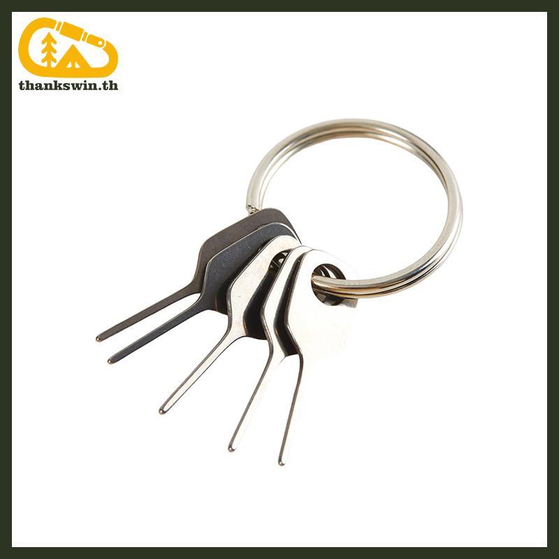 Thankswin 5 ชิ้นซิมการ์ด Eject Pin Key เครื่องมือชุดเข็มสําหรับโทรศัพท์มือถือ th