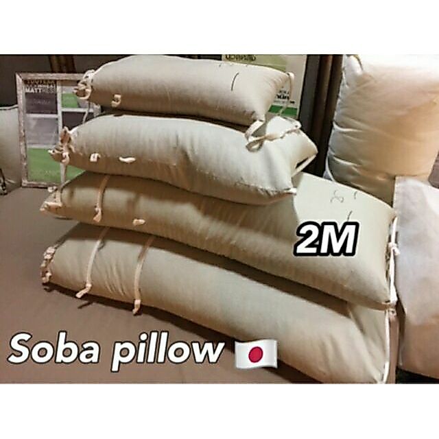 หมอนโซบะญี่ปุ่น2M รองรับเยี่ยม ระบายอากาศดี ลดกรน หายปวดคอ ปวดหลัง Buckwheat Pillow