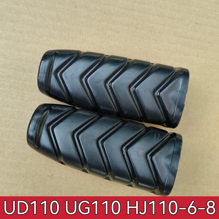 เหมาะสําหรับ Haojue HJ110-6-6A/UD110 HJ110-8 คานโค้งรถจักรยานยนต์เหยียบด้านหน้ายางเหยียบด้านหน้าหนัง