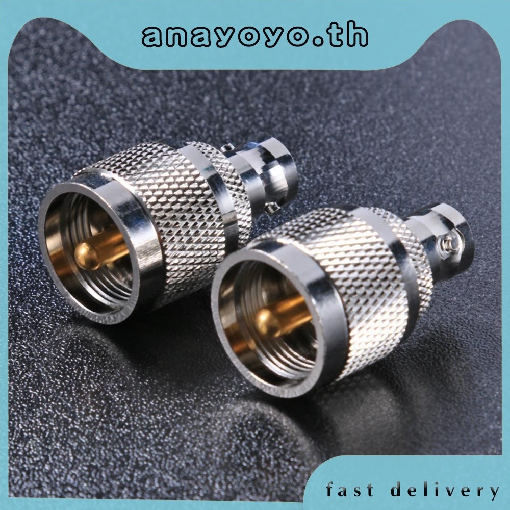 [anayoyo.th] PL-259 ไปยังอะแดปเตอร์ RF Coaxial RF หญิง BNC สําหรับแอปพลิเคชั่นความถี่วิทยุ PL259 RF 