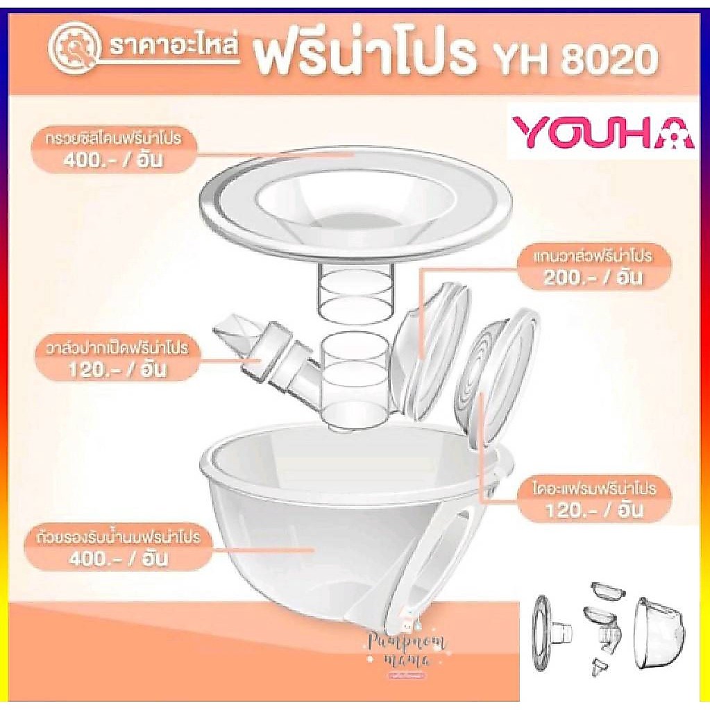 อะไหล่ ฟรีน่า โปร Freena Pro (YH8020) By Youha แฮนด์ฟรี ของแท้ (รุ่นพลัส) จากศูนย์ไทย by youha อะไหล