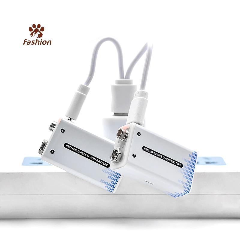 [Fas-t] แบตเตอรี่ 9V 9V li-ion Type-C แบตเตอรี่ 9v แบตเตอรี่ลิเธียมสําหรับมัลติมิเตอร์ไมโครโฟนของเล่