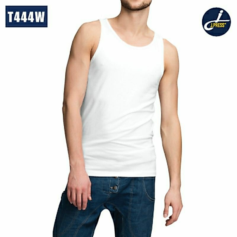 J.PRESS เสื้อกล้าม สีขาว รุ่น T444W (1 ตัว)