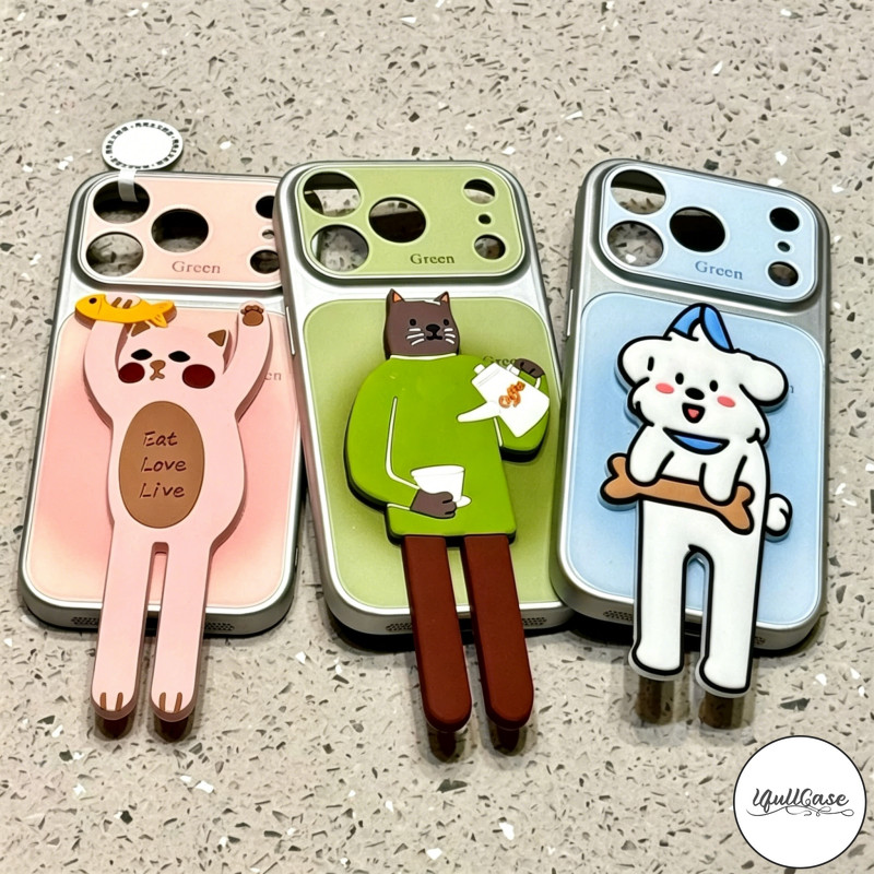 เคสเปลี่ยนเป็นหนัง ลายไล่สี กันกระแทก สไตล์ฮิต เข้ากันได้กับIPhone 17 15 16 air 14 11 13 12 Pro Max 14 15 16 Plus