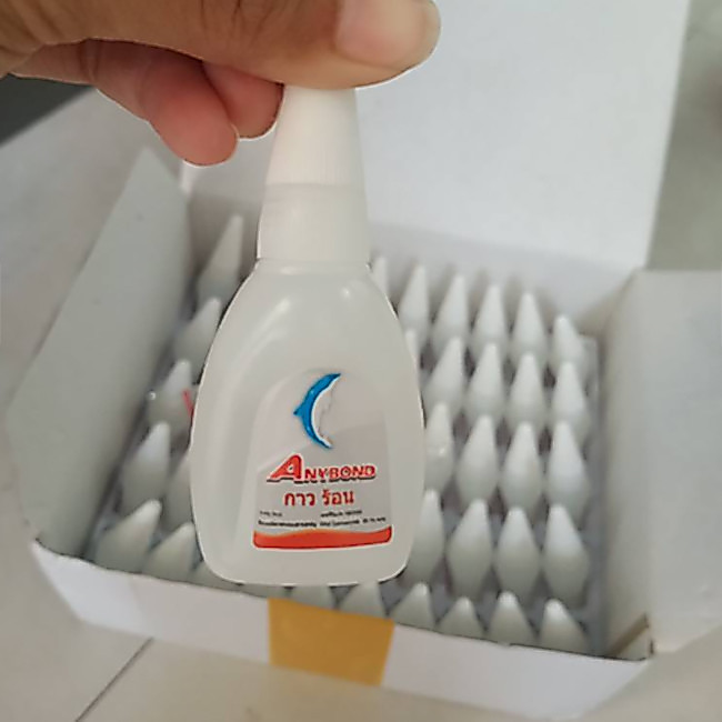 กาวร้อน กาวร้อนติดป้าย พลาสติก ยาง โลหะ  เซรามิก  ไม้  หนัง  หินต่างๆ 1pcs กาวอเนกประสงค์ แห้งเร็ว Anybond Adhesive Glue
