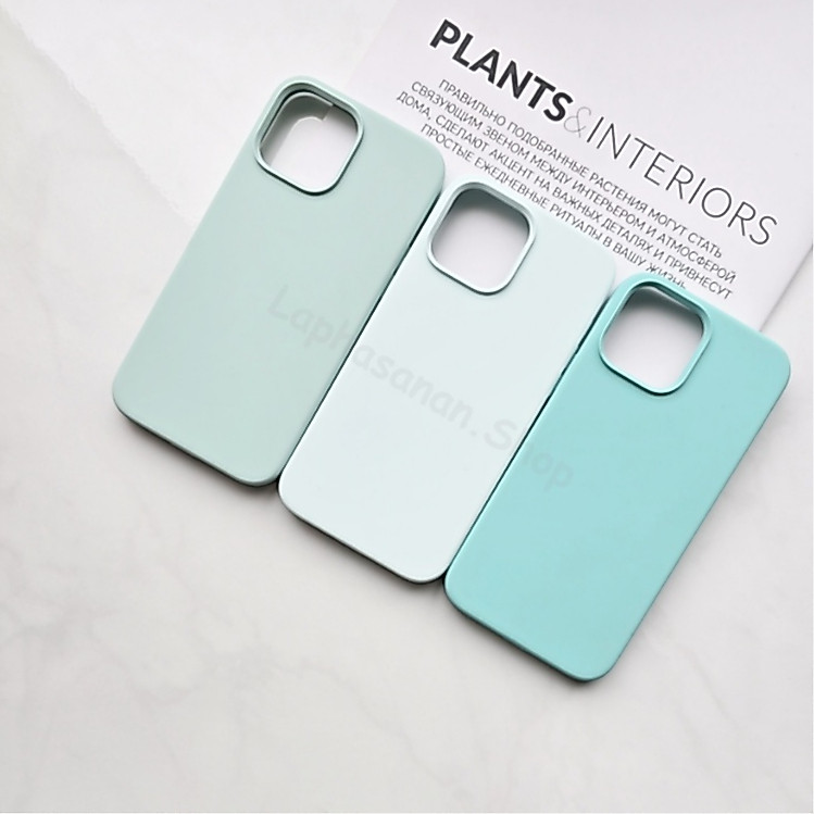 i7-16Promax เคสซิลิโคน Silicone Case สีเขียวอ่อน สีฟ้านํ้าทะเล สีขาวอมฟ้า พร้อมส่ง