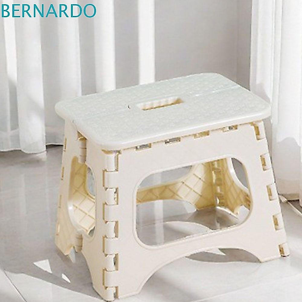 BERNARDO สตูลพับได้, เก้าอี้ม้านั่งขนาดเล็กพลาสติกพับได้, อเนกประสงค์ Super Load-Bearing น้ําหนักเบาหนารองเท้าเปลี่ยนสตูล Outdoor Camping