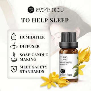 Aliztar 100% Pure Ylang Ylang Essential Oil 10 มิล. น้ำมันหอมระเหยกระดังงาแท้ สำหรับอโรมาเทอราพี เตาอโรมา เครื่องพ่นไ...