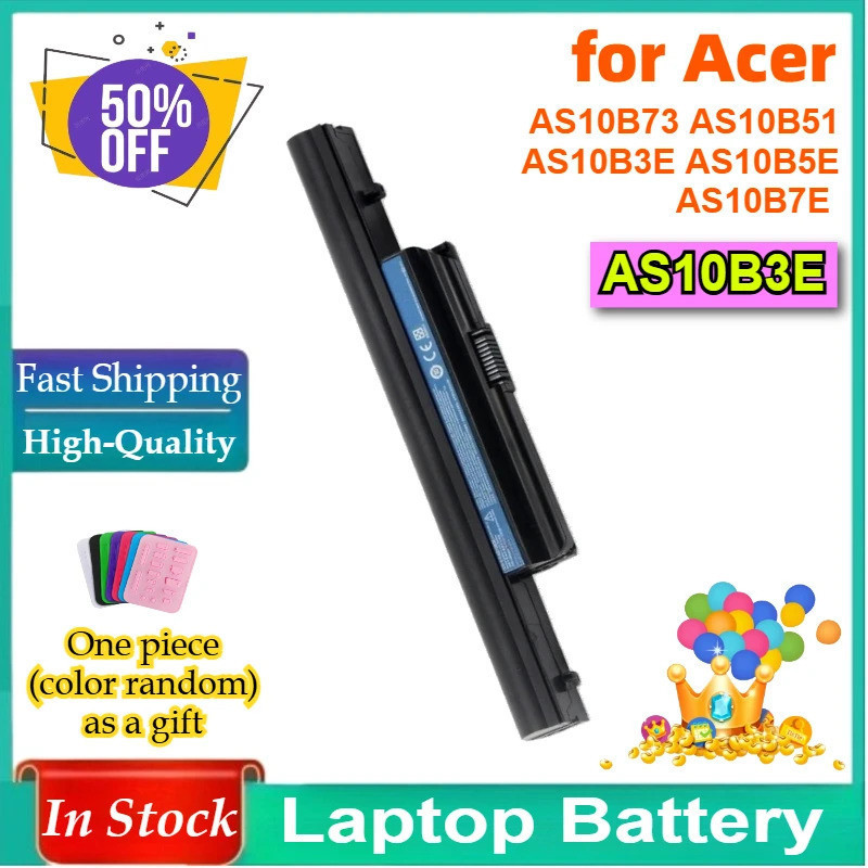 แบตเตอรี่แล็ปท็อป AS10B3E ใหม่สําหรับ Acer AS10B73 AS10B51 AS10B5E AS10B7E