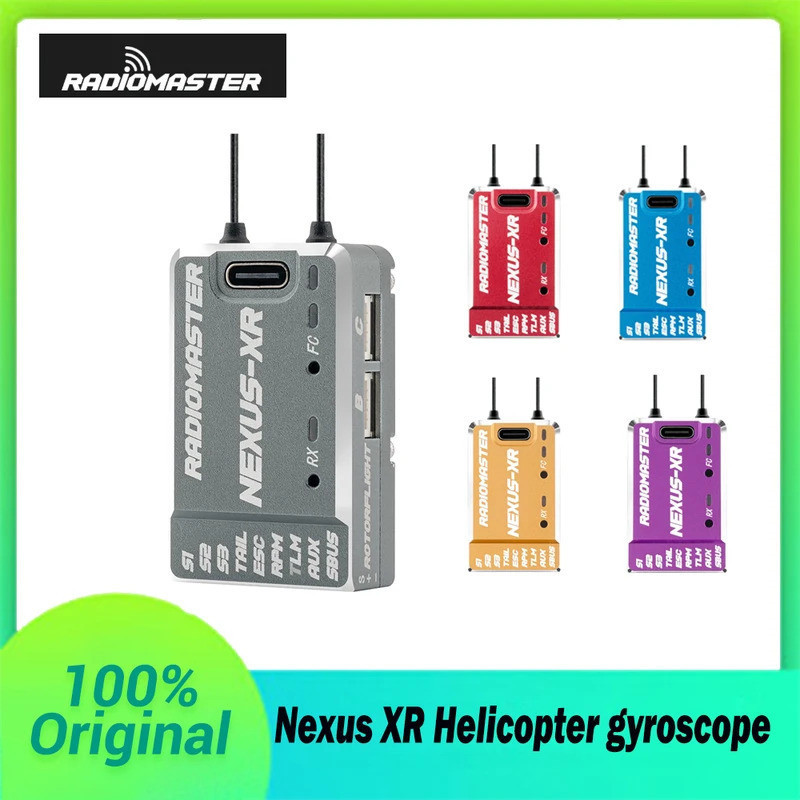 RadioMaster NEXUS-XR Helicopter Flight Controller Integrated 2.4GHz ExpressLRS Receiver ในกล่องสีดํา