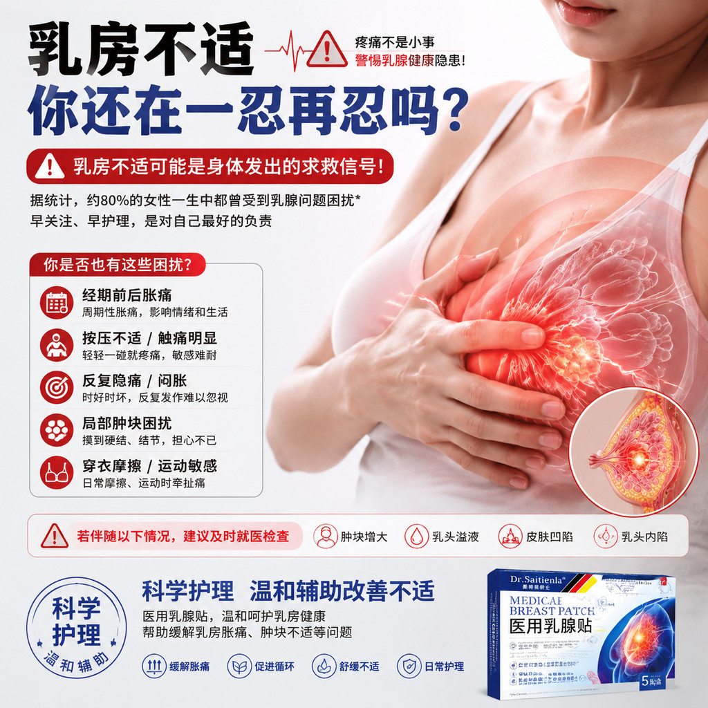 พร้อมสต็อกจัดส่งที่รวดเร็ว Sedina Medical Breast Patch ปมเต้านมการอักเสบเต้านม Growth Leaf Growth Ca