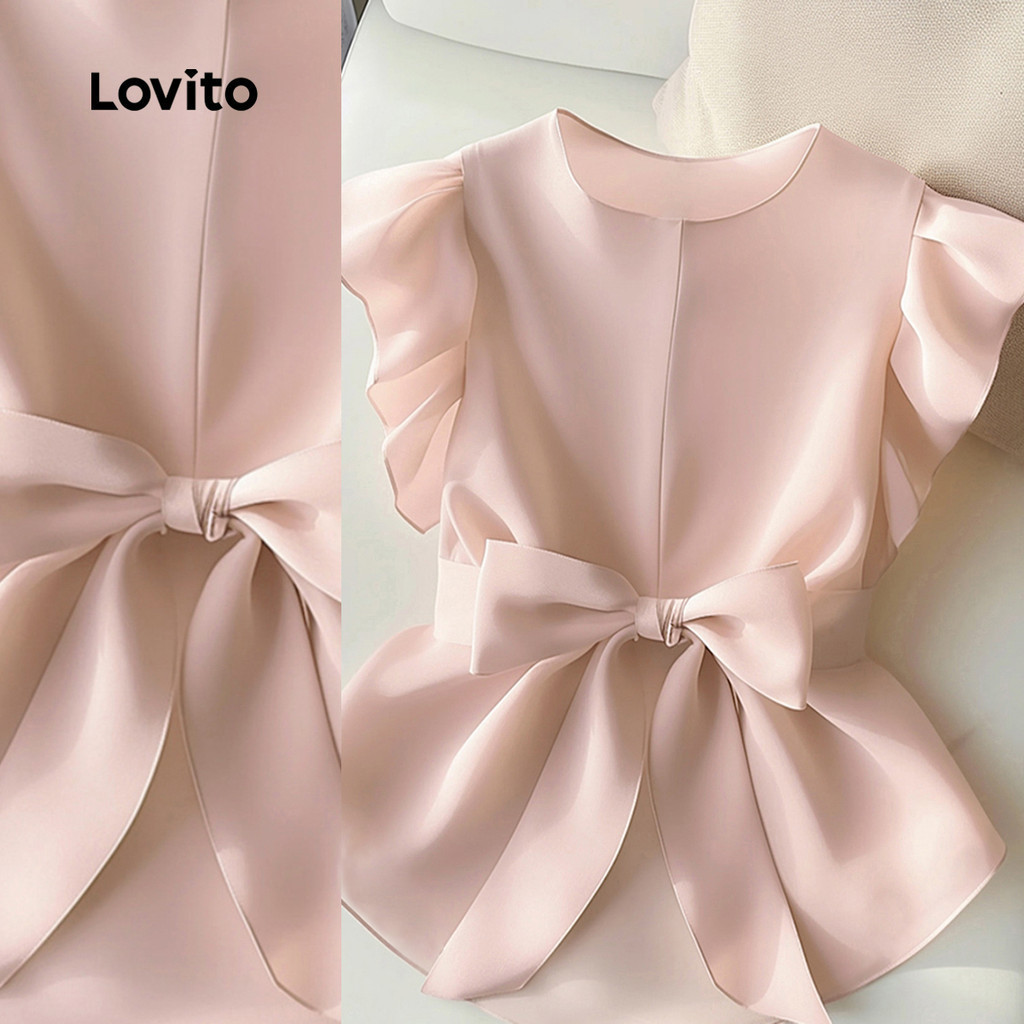Lovito สง่างาม เดรสผู้หญิงสําหรับฤดูใบไม้ผลิ/ฤดูร้อน L178ED464