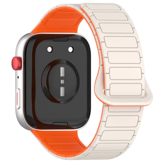 สายยาง for Huawei Watch Fit 5 5 Pro 4/4 Pro/3 สายรัดแม่เหล็กกีฬาสายเข็มข้อมือซิลิโคน for Huawei Fit 5 4 3