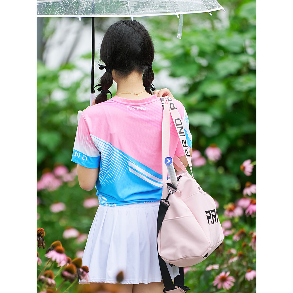 Purui แบดมินตัน Jersey ผู้หญิง pk777 กีฬาดูดซับเหงื่อรอบคอแขนสั้นเสื้อยืดเสื้อผ้าเทนนิส Quick-