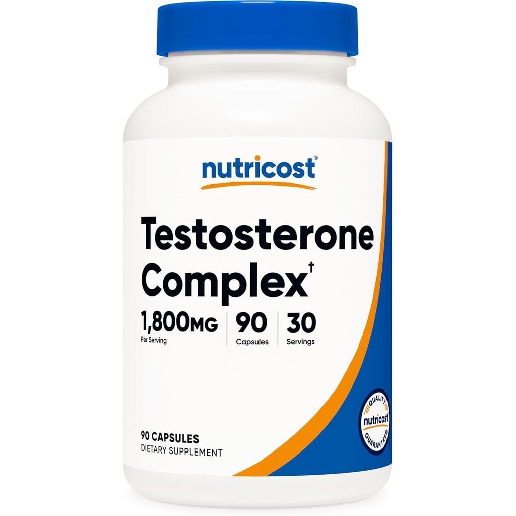 Nutricost Testoster port Complex (90 แคปซูล) 1800 มก. ต่อเสิร์ฟ