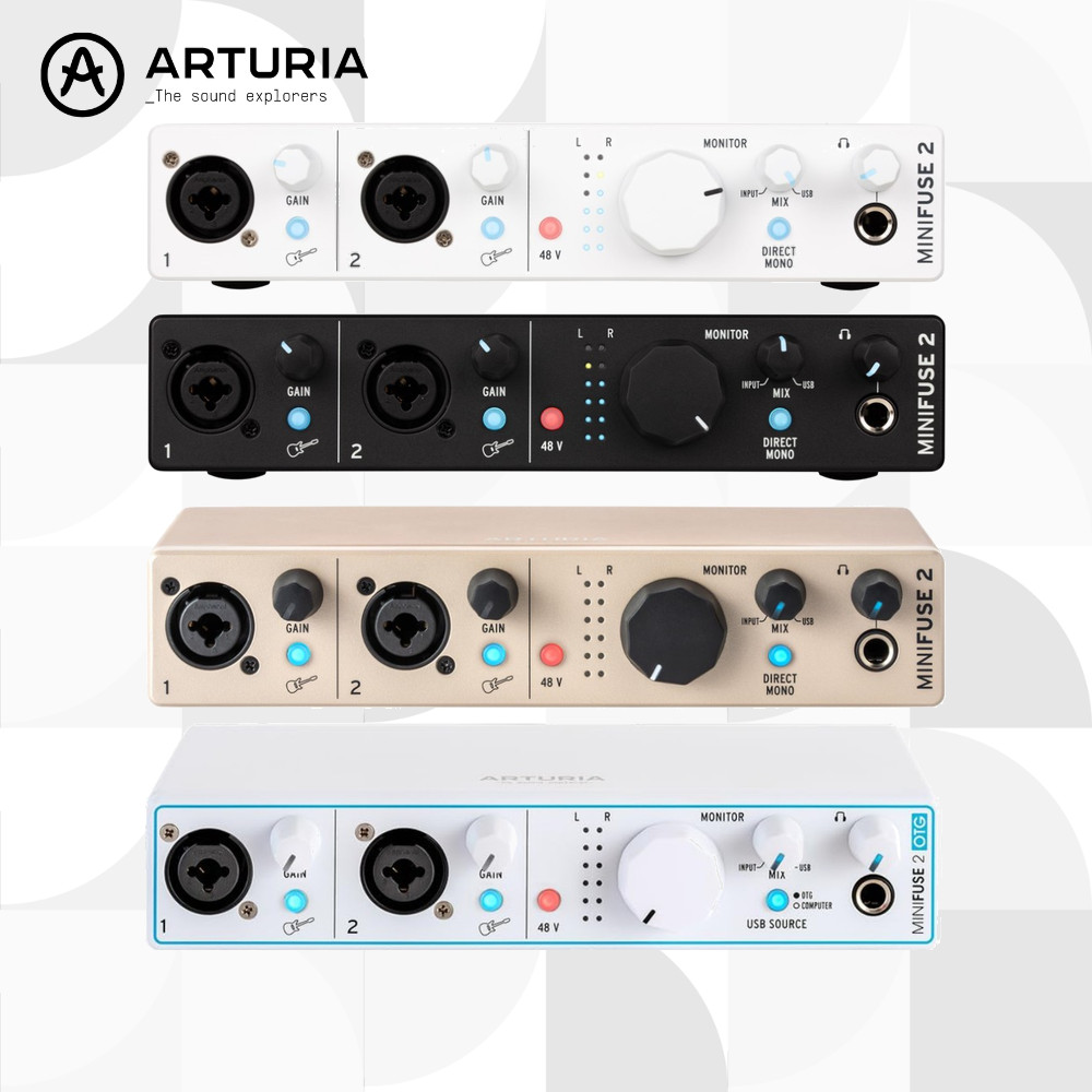 ARTURIA MiniFuse 2 Audio MIDI Interface อินเตอร์เฟสออดิโอ MIDI【ส่งตรงจากญี่ปุ่น】