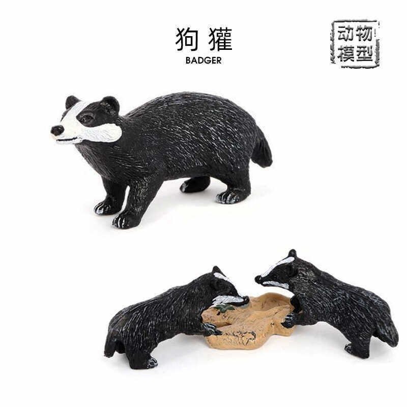 สุนัข Badger รุ่น Run Tuzhu จําลองสัตว์สุนัข Badger Weasel Keshan Badger เด็ก Battle กระเป๋า Weasel 