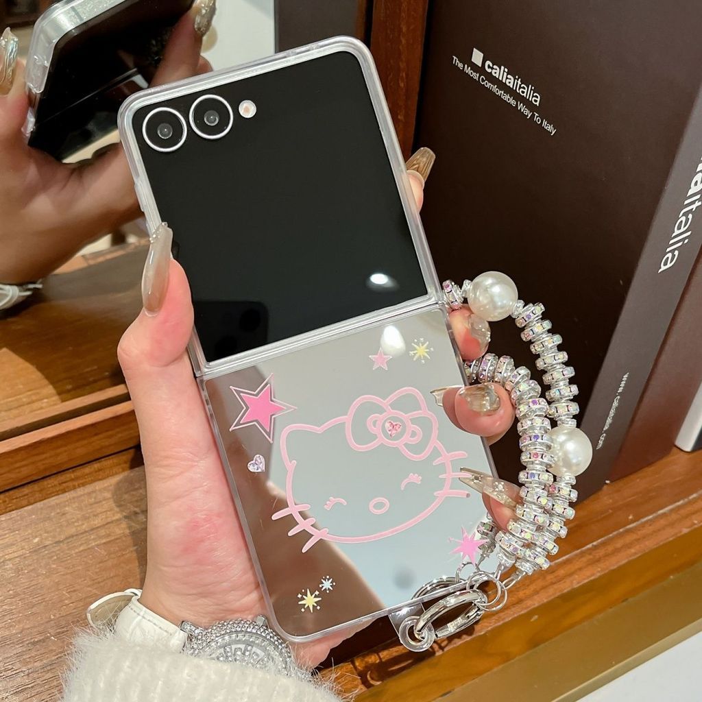 ชื่อร้าน case เคสโทรศัพท์พับได้ซัมซุง ลายเส้นแมว[เคส SamsungGalaxyZflip3/4/5/6]-CDYZDJM1