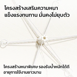 MAYNOS ฝาชีครอบอาหารพับได้ ขนาด 80cm ตาข่ายกันแมลง โครงเหล็กแข็งแรง