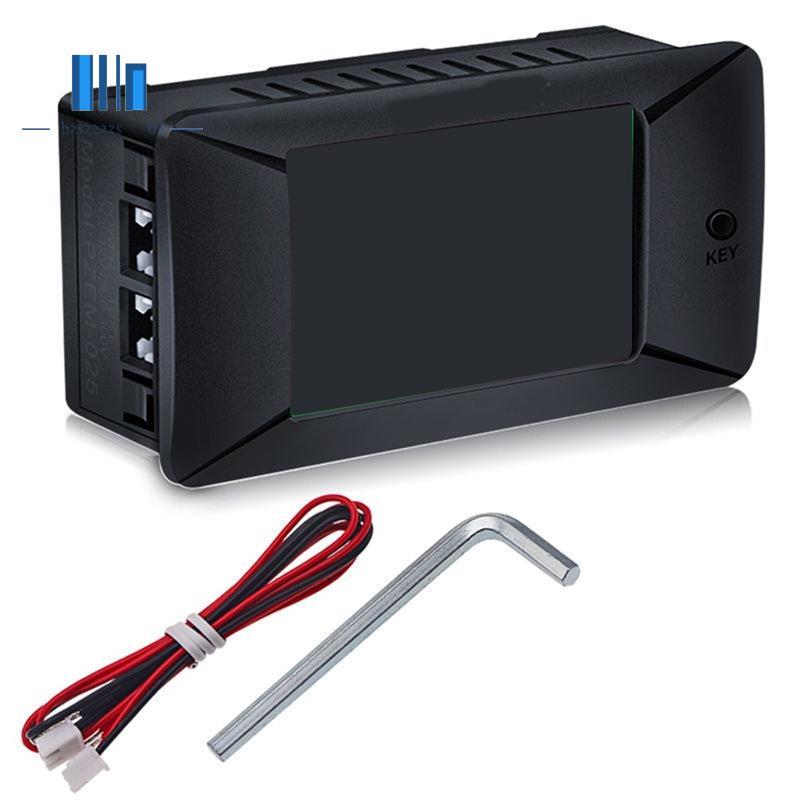 DC5-12V 100A Shunt Bulit-inDC Digital Battery Tester Two-Way Ammeter Voltmeter Power Watt Meter