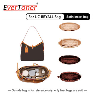 EverToner ซาตินใส่กระเป๋า L Tote พร้อม organizer พกพาสะดวก