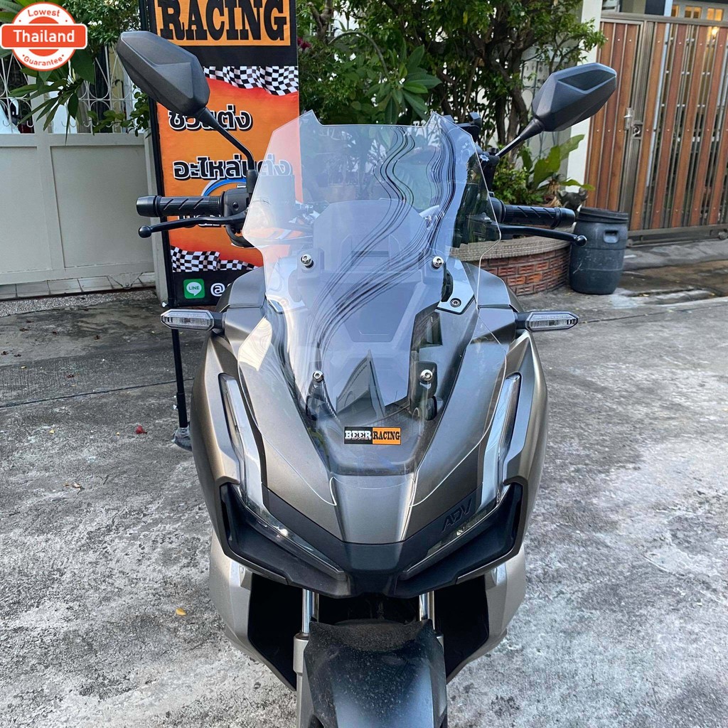 ชิวADV 150 ทรงหน้ามด ของแต่งHonda ADV 150 งานอคิลิค ังลมADV ชิวแต่งADV โคตรเท่ ของมันต้องมีครั