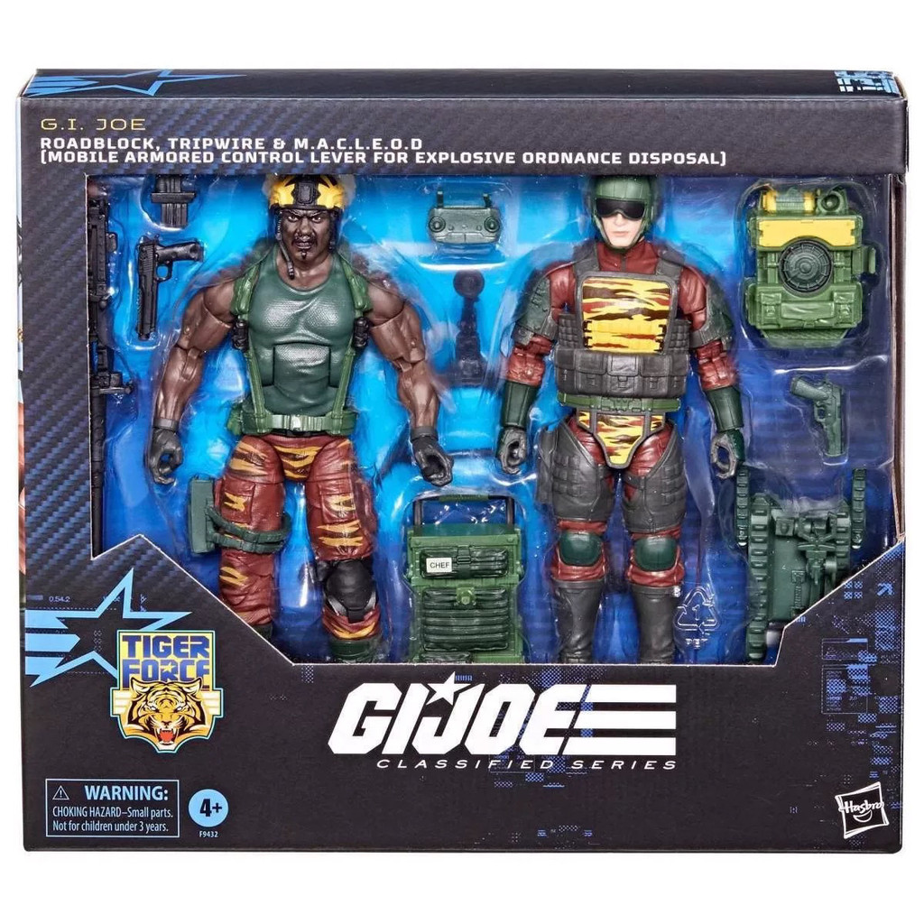 [qun] Box Press Hasbro Special Forces gijoe Tiger Power No. 126 Wire Stop Land Rover ชุดคู่ 23392
