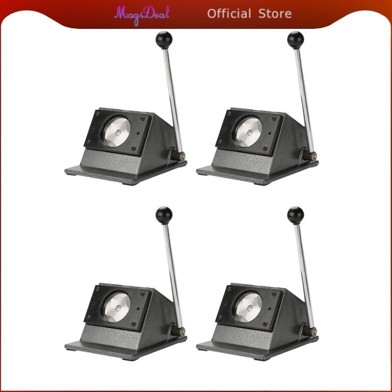 MagiDeal Graphic Punch Die Cutter, Paper Punch, Badge Circle Cutter ปุ่มแบบพกพาเครื่องตัดกระดาษ Circ