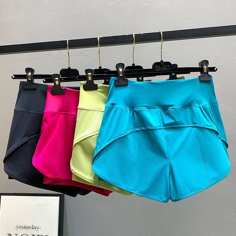 Back Pocket Sports Shorts Women's Summer Anti-Exposure Running Quick-Drying Yoga Shorts Internet Cel
