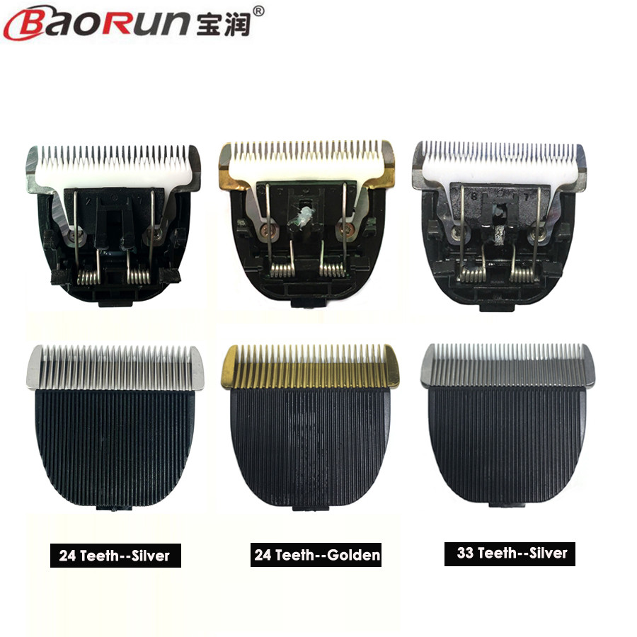 Baorun Original สัตว์เลี้ยง Clipper ใบมีดสุนัขผม Trimmer ใบมีดเซรามิคไทเทเนียมใบมีดสําหรับ Baorun P2