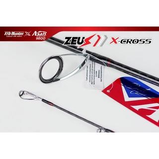 คันเบ็ด PROHUNTER x ASARI ZEUS X-CROSS 8-16 LB คันสปิ๋วปลาเกล็ด ตีตระกร้อเล็กปลานิล
