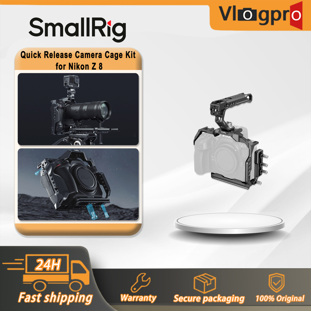 SmallRig Night Eagle Quick Release กล้องกรงชุด/L-Bracket สําหรับ Nikon Z 8 Filming