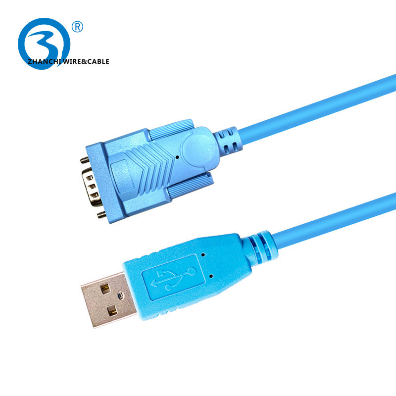 1.8M USB to Serial Port Cable DB9 Nine-Pin com Port FT232R ชิปเกรดอุตสาหกรรม USB-RS232 Converter