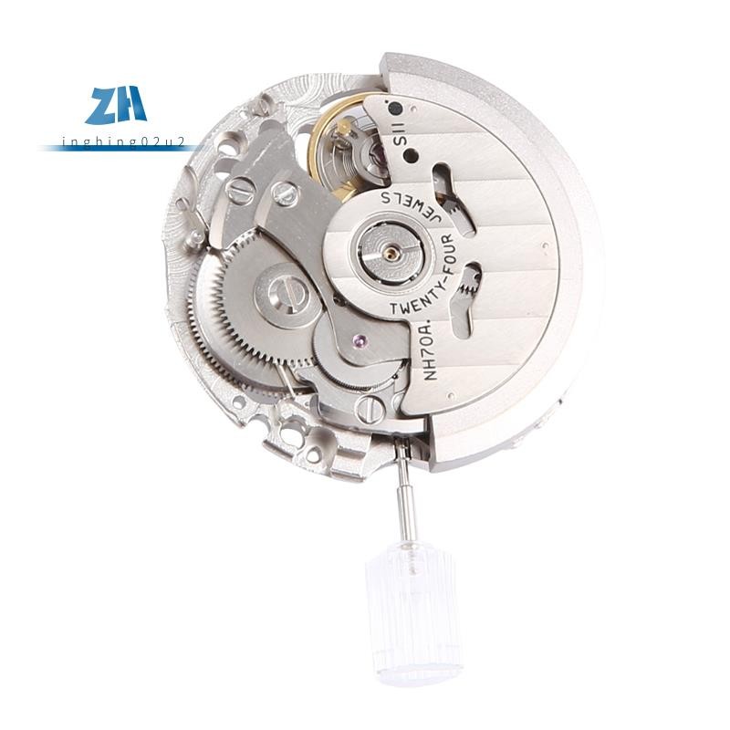 ญี่ปุ่น NH70/NH70A Hollow อัตโนมัตินาฬิกา 21600 BPH 24 Jewels ความแม่นยําสูง Fit สําหรับนาฬิกากลไก