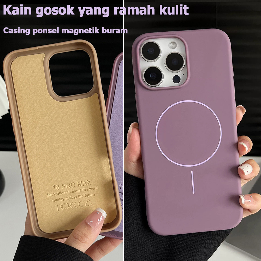 เคสไอโฟน 16 Pro max เคส for iPhone 13 11 15 14 16 12 Pro Max เคสไอโฟน แบบแม่เหล็ก ป้องกันการตกและป้อ