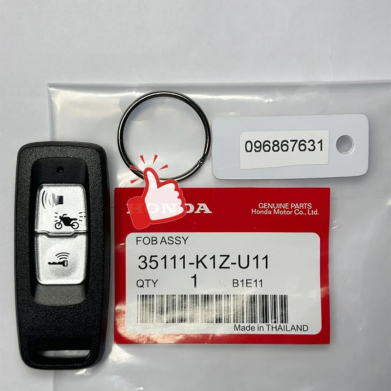 กุญแจรีโมทคอนโทรลรถจักรยานยนต์สําหรับ Honda PCX160 2021-2023 433.92MHz ID47 ชิป FCC ID 35111-K1Z-U11 35123-K1B-T10 ราคา ถูกที่สุด ดีลบีเคเค แกลเลอรีภาพที่ 2