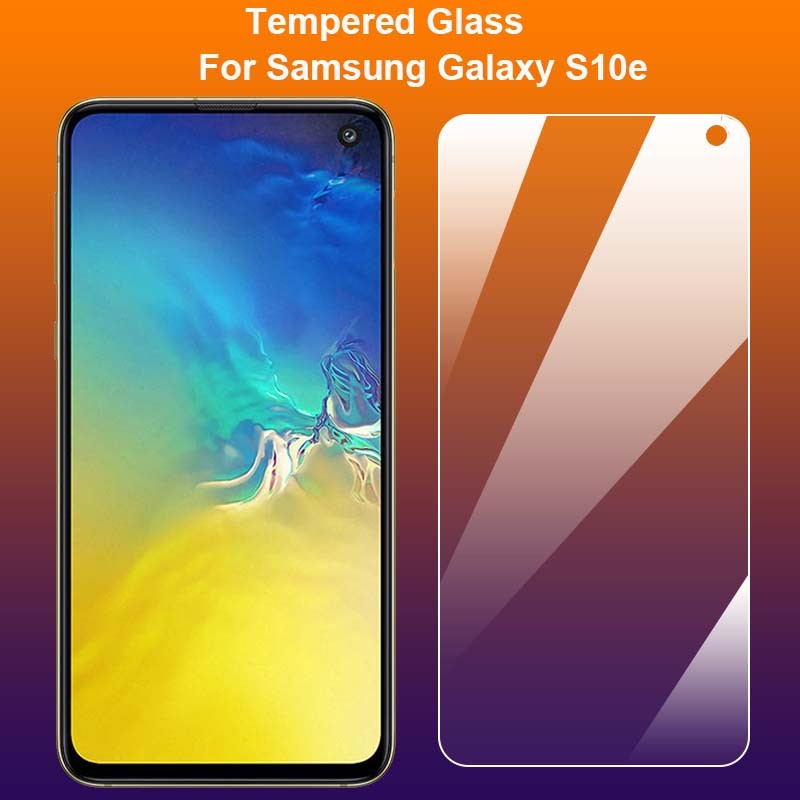 SAMSUNG เข้ากันได้สําหรับSamsung Galaxy S10e S10 Liteกระจกนิรภัยใส 9H 2.5Dพรีเมี่ยมป้องกันหน้าจอฟิล์มป้องกันการระเบิดToughened Guard
