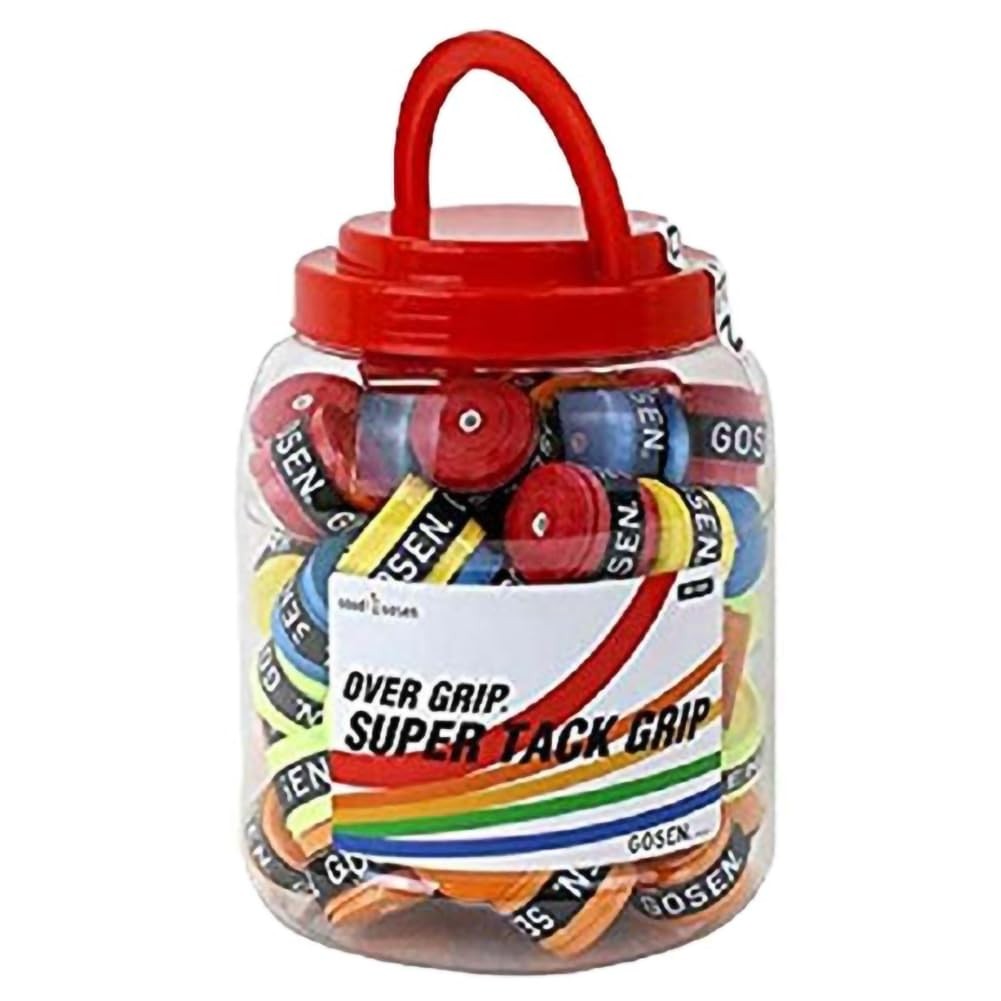 GOSEN "Super Tack Grip Assort OG106" Overgrip Tape for Tennis and Badminton