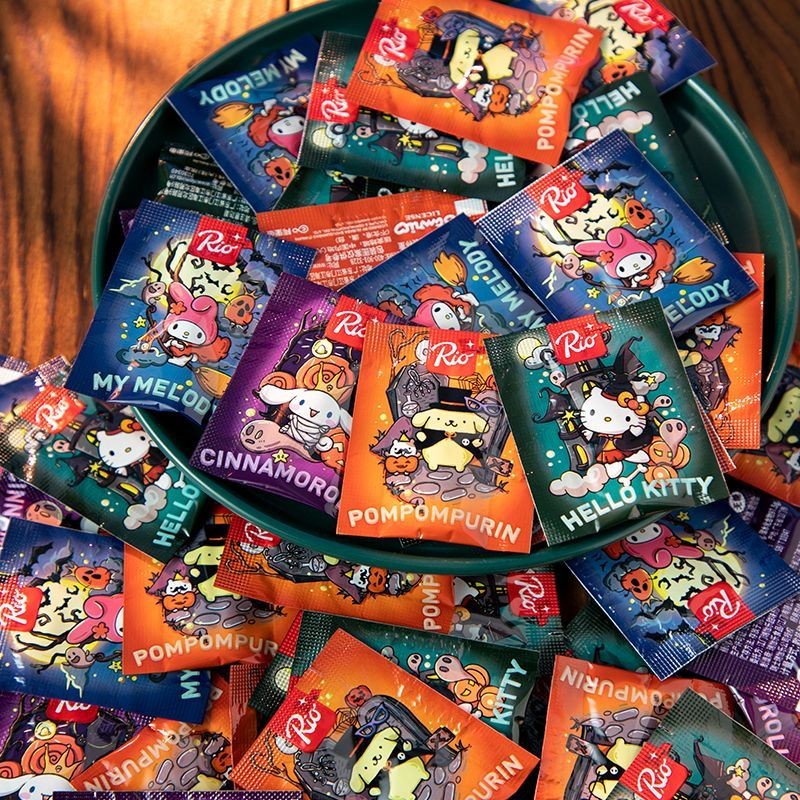 2025 สไตล์ใหม่ RIO Sanrio Bagged Candy * 30g ลูกอมรสผสมหลายรสชาติ ลูกอมมิ้นต์ปราศจากน้ําตาล ลมหายใจส