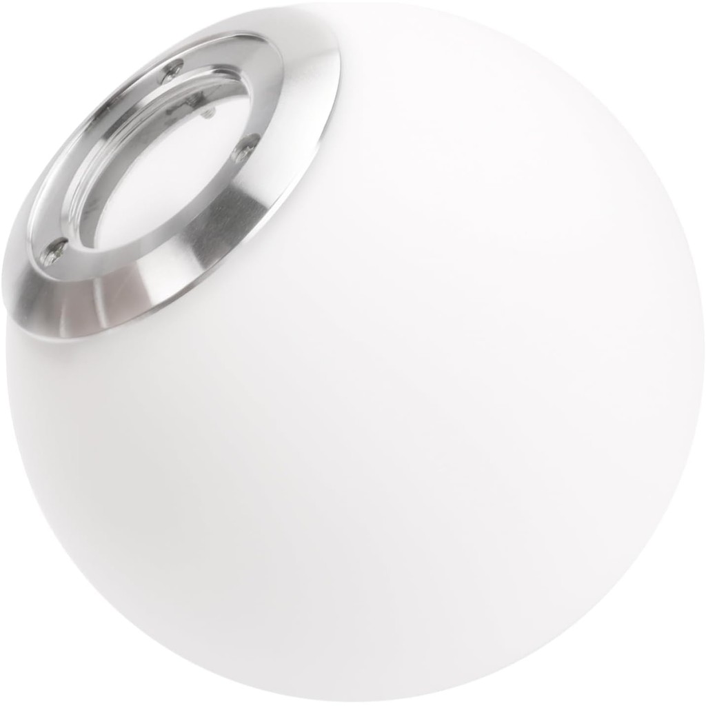 Ralbay Milk White Glass LampShade, Fixture Replacement Glass Globe Lampshade K1AG