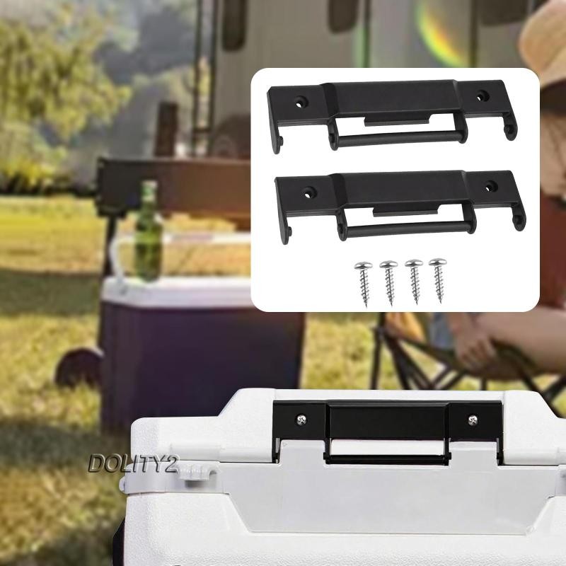 [Dolity2] 2 ชิ้น Cooler Snap บนบานพับทนทานพร้อมสกรูสําหรับ 70 Qt Coolers ชายหาดเดินป่า