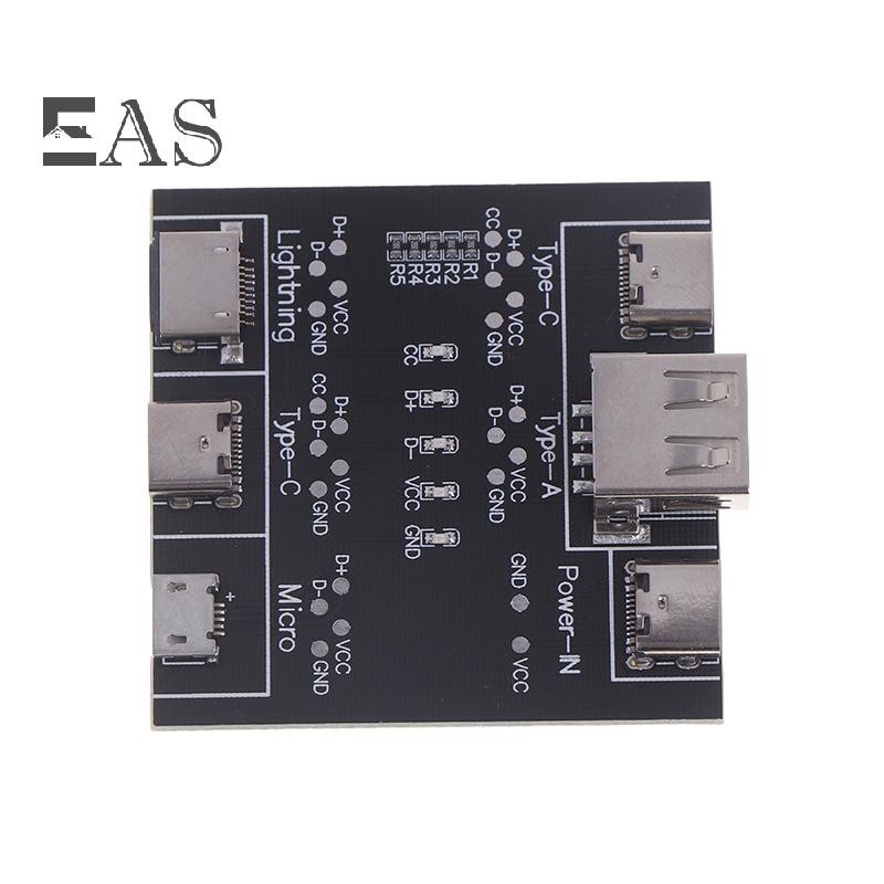 [EA] 1PC USB Cable Data Line Test Board Cable Checker USB Cable Tester Short Circuit On-Off Switchin