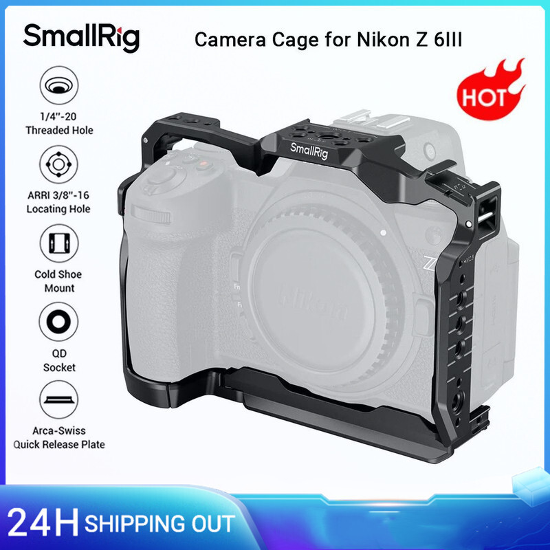 SmallRig Z 6III กล้องสําหรับ Nikon Z 6III พร้อม ArcaSwiss Quick Release Plate สําหรับขาตั้งกล้องสําห