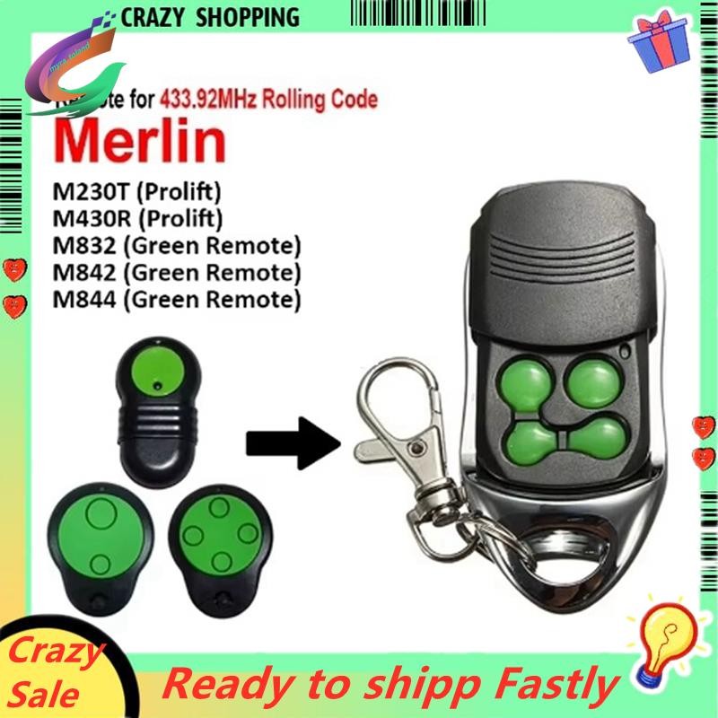 433.92MHz Rolling รหัสรีโมทคอนโทรลสําหรับโรงรถประตูเปลี่ยนสําหรับ M832 M842 M844 230T 430R เปิด